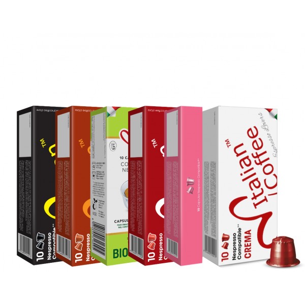 ITALIAN COFFEE® pods compatible with Nespresso Original*